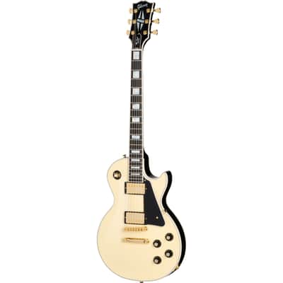Gibson Les Paul Custom 70s Electric Guitar - Buttercream Top image 2