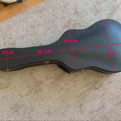 Harptone Hardshell Case for 16-inch archtop, dreadnought, etc. 1960s/1970s image 3