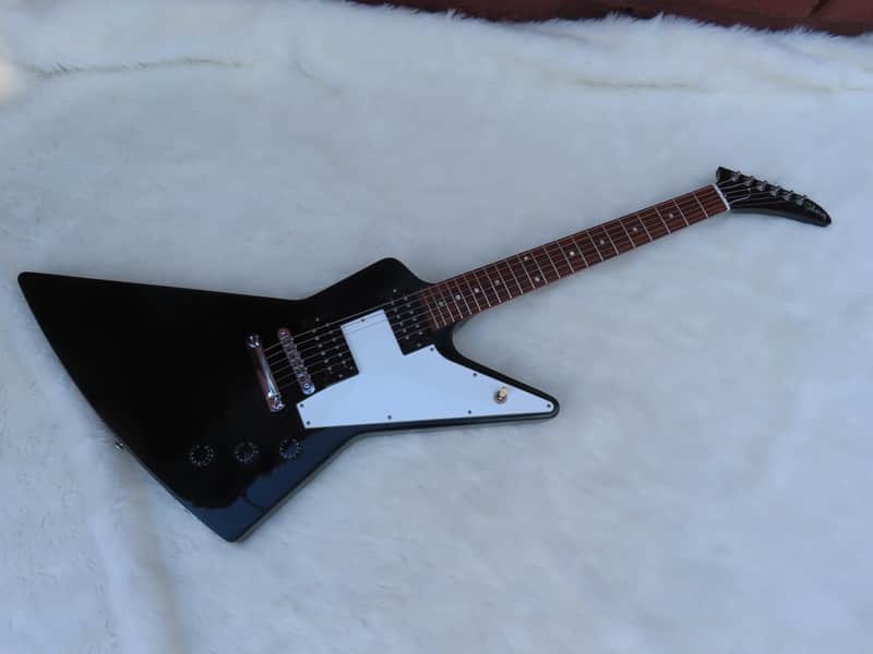 GIBSON 2012 76' REISSUE EXPLORER STANDARD EBONY 1 OWNER near MINT! with PAPERWORK! image 1
