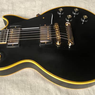 Gibson Limited Edition Les Paul Custom Chambered 2022 Antique Ebony image 6