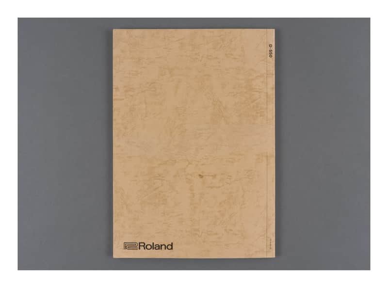 Roland D-550 Owner's Manual | Reverb