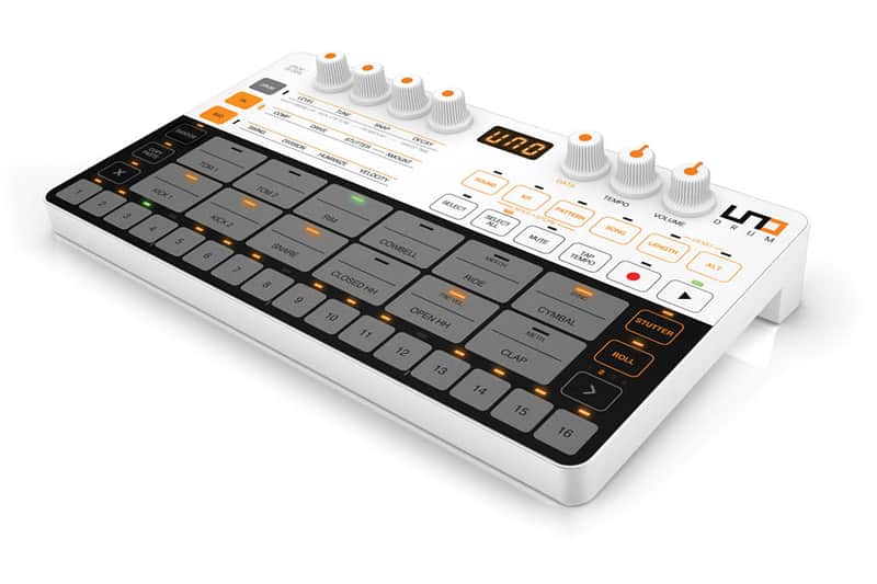 UNO DRUM アナログ/PCMドラムマシン IK Multimediaから、アナログ/PCMドラムマシン「UNO Drum」の全