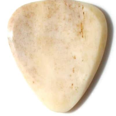 3 x Buffalo Bone - Natural Bone Guitar Picks image 1