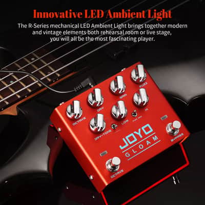 JOYO R-29 Gloam Bass Guitar Sub Octave Fuzz Effect Dry/Wet Mix Control Sync Mode image 11