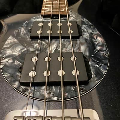 Left Handed Ernie Ball Musicman Bongo 4 Metal Gray image 3