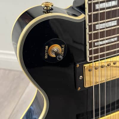 Greg Bennett AV7 Black Electric Guitar W/ Gig Bag image 5