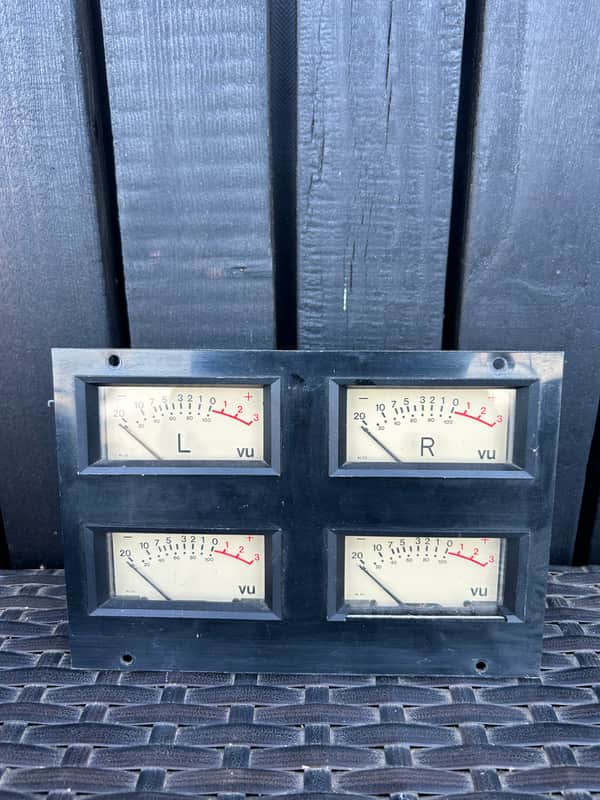 Trident TSM stereo meter bank x4 Sifam 1.734v image 1