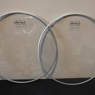 *2* Ludwig 14" Clear Resonant Snare Side Drum Heads C1114 image 4
