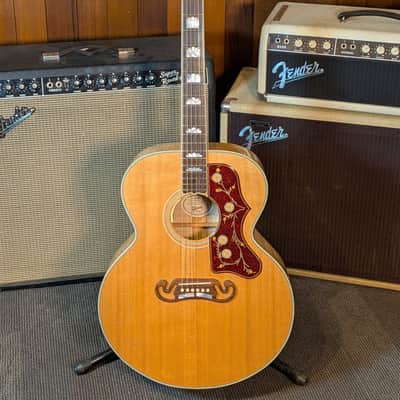 Gibson SJ-200 Standard Acoustic/Electric Guitar w/Case - Antique Natural (2017) image 1
