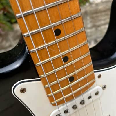 1989 USA Fender Stratocaster Plus Deluxe Refin Relic Maple fretboard Alan Dingwall pickups image 4