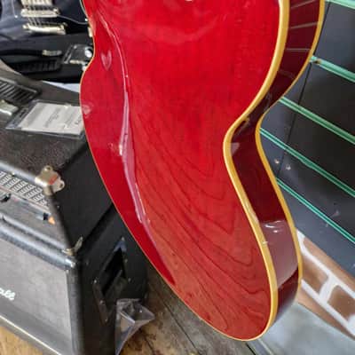 Navigator By ESP SA-120 Cherry circa.1980’s Semi-Hollow Electric Guitar image 12