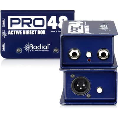 Radial Pro48 High Resolution Phantom Powered Active Direct Box - DI Box image 4