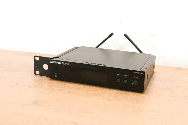 Shure BLX4R Rack-Mountable Wireless Receiver - H10 Band NO POWER SUPPLY CG012VH image 1