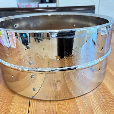Ludwig 1970’s LM402 Supraphonic 6.5x14" 10-Lug Aluminum Snare Drum image 10