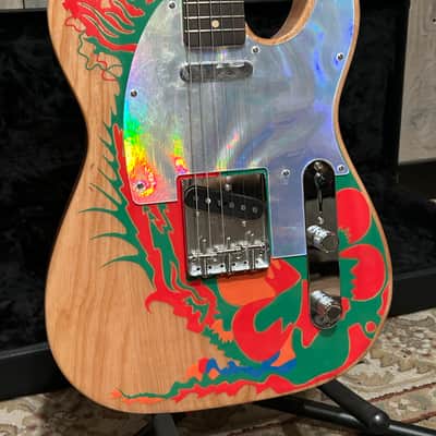 New Fender Artist Series Jimmy Page Telecaster with Rosewood Fretboard - Natural with Dragon Graphic, Get the Led Out! Buy it Here and Support A Brick and Mortar Shop! image 18