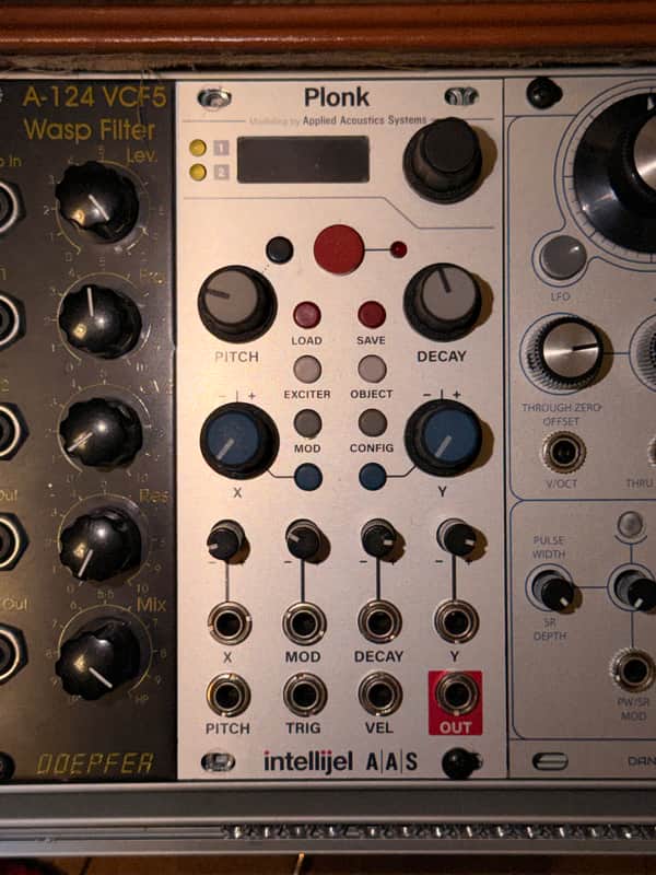 Intellijel Plonk Physical Modeling Percussion Eurorack Synth Module 2017 - Present - White image 1