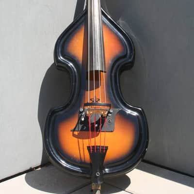 Ray Ramirez Baby Bass Early 2000s Mahogany Sunburst image 1