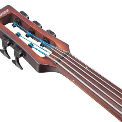 Ibanez UB805 MOB - Mahogany Oil Burst Bass Workshop image 6