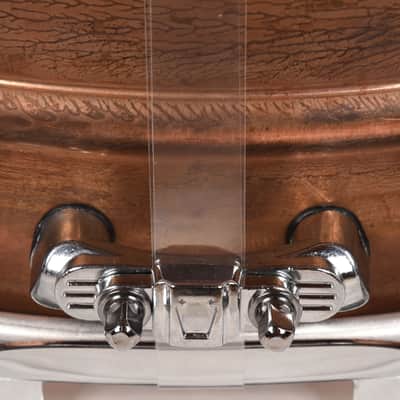 Ludwig 5x14 Raw Copper Phonic Snare Drum image 4