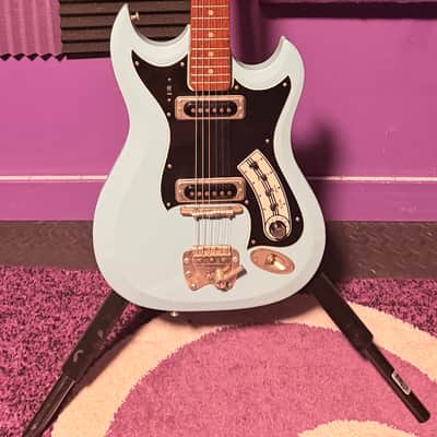 Hagstrom H II 1960s - Blue image 1