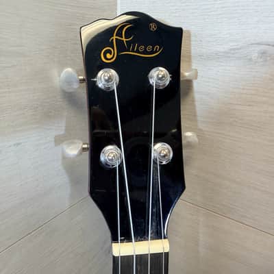 Aileen Music EU240 SG-Style Solid Body Electric Soprano Ukulele Cherry Red image 2