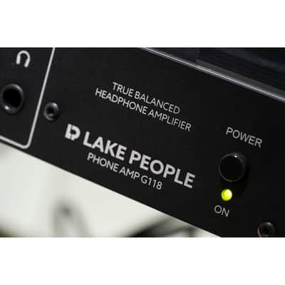 Lake People G118 2 Channel stereo headphone amp, 19", 1U image 7