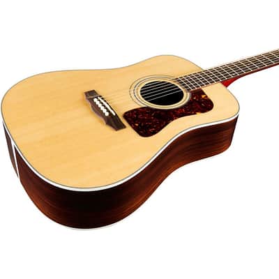 Guild D-50 Standard Dreadnought Acoustic Guitar Regular Natural image 5