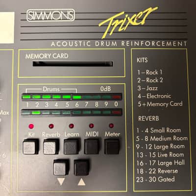 Simmons Trixer Drum Sound Module 1989 - Black image 8