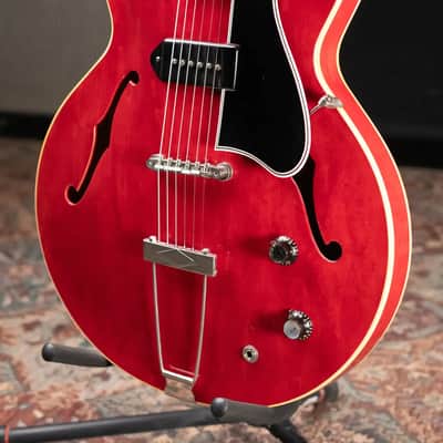 Gibson 1961 ES-330TC Thinline Hollow Body Electric Guitar Cherry with Hardshell Case - Used image 4