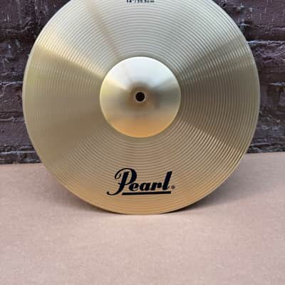Pearl 14" Hi-Hat Pair (Top & Bottom) & Crash Cymbal 3-Pack – Brand New / Mint Condition Student Pack image 10