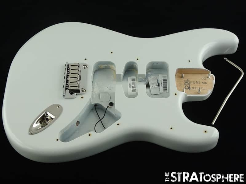 Fender American Ultra II Stratocaster Strat BODY w/ HARDWARE USA AVL Avalanche. image 1