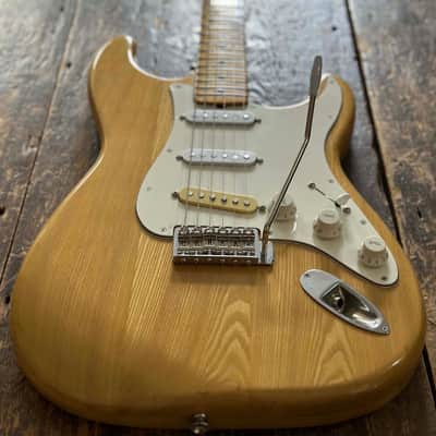 Greco Vintage Super Sounds Stratocaster FujiGen Built 1975 Natural Ash image 2