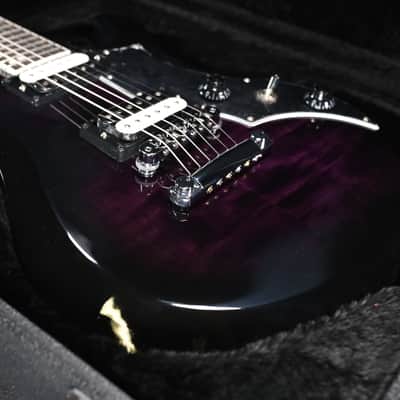 Gibson Victory Figured Top Electric Guitar - Dark Purple Burst 275 image 13