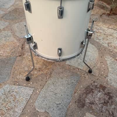 Tama Superstar 80's WHITE 16x16" Floor Tom Drum image 8