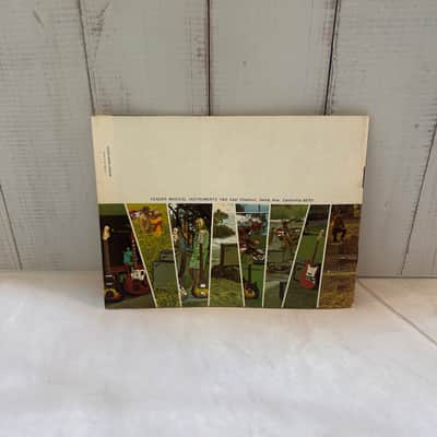 Vintage Paperwork 1968 Fender “On The Go” Catalogue image 2