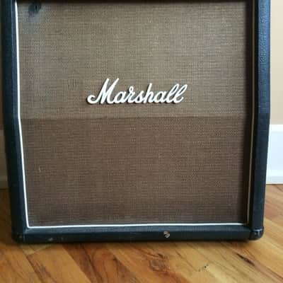 Vintage Marshall 1965A 4x10" Cabinet 8 Ohm Tan Grill Cloth - Nice ! image 1