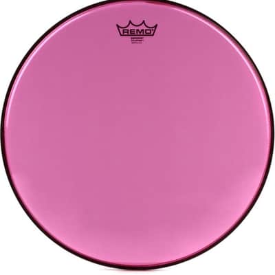 Remo Emperor Colortone Pink Drumhead - 16 inch image 2