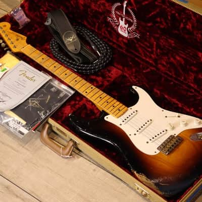 Fender Custom shop’54 1954 60th Anniversary Heavy Relic 2014 Sunburst image 3