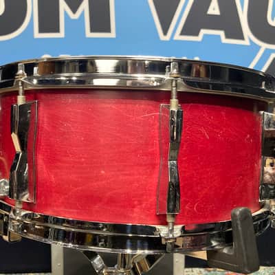 Modern Drum Shop NYC - 6x14" Wood 10-Lug Snare Drum - Red Stain Finish image 15