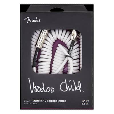 Fender Jimi Hendrix Voodoo Child Straight / Angle Coiled Instrument Cable - 30'