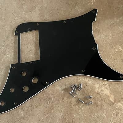 1979 1980 1981 Fender Lead I guitar pickguard black image 1