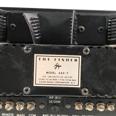 Vtg The Fisher 440 T Professional Series Stereo Receiver image 8