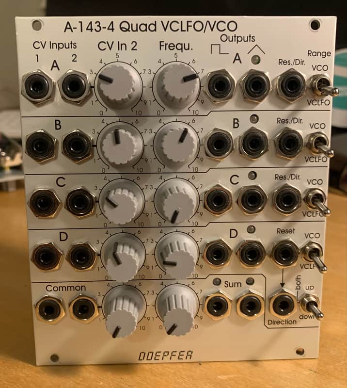 Doepfer A-143-4 Quad VCLFO / VCO 2010s Silver image 1