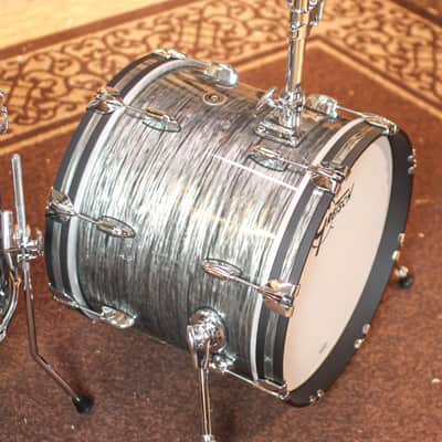 Gretsch Brooklyn Grey Oyster Nitron Drum Set - 14x18, 8x12, 14x14 - SO#1196166 image 2