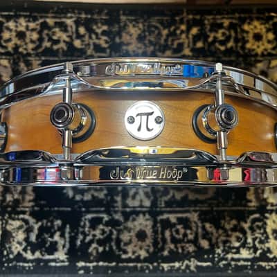 DW 3.14" x 14" Collector's Series Pure Cherry Pi Shell Snare Drum - Natural Satin Oil w/ Chrome Hardware image 1