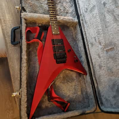 Kramer Vanguard Flying V Red Sparkle Reverse Headstock! image 1