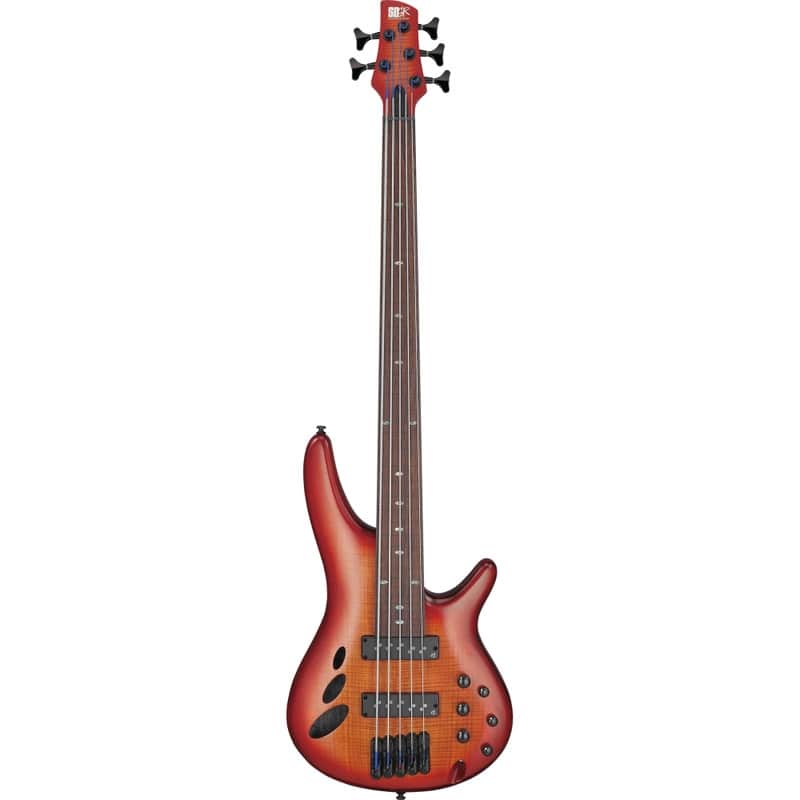 Ibanez Bass Workshop SRD905F 5-String Fretless Bass Brown Topaz Burst image 1