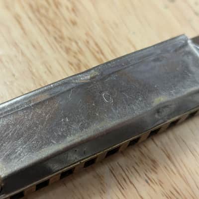 Vintage Alberts Boomerang Miniature Diatonic Harmonica, Fully Refurbished, Made in Germany 1920s, key of C. image 3