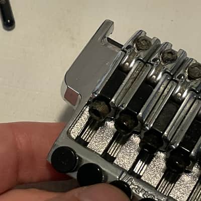 2000's Korean Ibanez RG Series Edge Pro II Chrome Floyd Rose Tremolo Bridge & Arm image 15