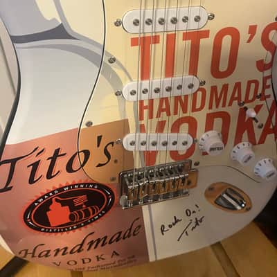 Silvertone Tito’s Vodka Promotional Electric Guitar - 2010s - Like New! image 12